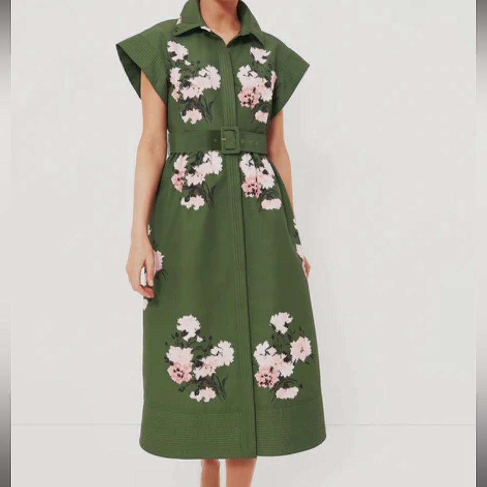 Tuckernuck Floral Green Dress